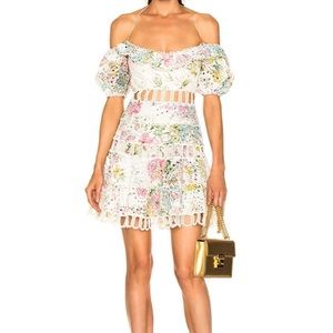 ZIMMERMANN OFF THE SHOULDER DRESS